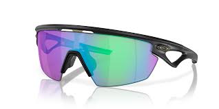 OAKLEY UNISEX SUNGLASSES MATTE BLACK FRAME, PRIZM GOLF LENSES, 36