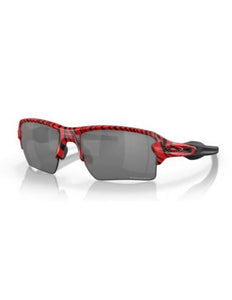 OAKLEY MEN'S OO9188 FLAK 2.0 XL RECTANGULAR SUNGLASSES, RED TIGER/PRIZM BLACK, 59