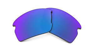 OAKLEY FLAK 2.0 RECTANGULAR REPLACEMENT SUNGLASS LENSES, SAPPHIRE IRIDIUM POLARIZED, 59 MM