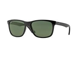 RAY-BAN RB4181 POLISHED BLACK/GREEN, 57