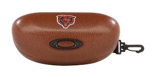 OAKLEY NFL 2020 COLLECTION FOOTBALL SUNGLASS CASE CHICAGO BEARS, RED, ONE SIZE,BROWN