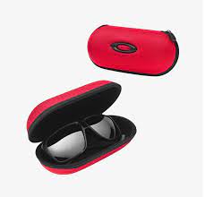 OAKLEY BALLISTIC SUNGLASS CASE, RED, ONE SIZE