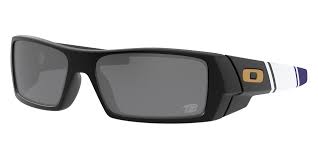 OAKLEY MEN'S OO9014 GASCAN RECTANGULAR SUNGLASSES, NFL 2020 BAL MATTE BLACK/PRIZM BLACK, 60