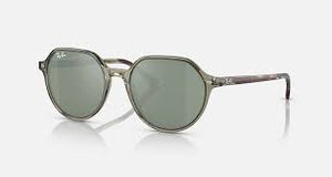 RAY-BAN THALIA POLISHED TRANSPARENT GREEN/SILVER, 53