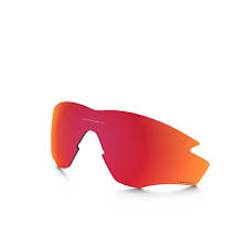 OAKLEY M2 FRAME RECTANGULAR REPLACEMENT SUNGLASS LENSES, PRIZM RUBY POLARIZED, 45 MM