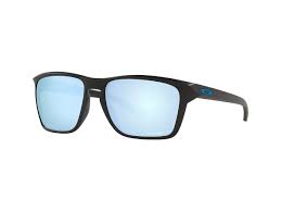 OAKLEY MEN'S OO9448 SYLAS RECTANGULAR SUNGLASSES, MATTE BLACK/PRIZM DEEP WATER POLARIZED, 57