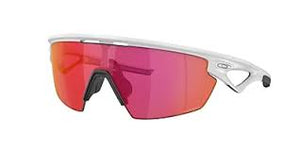 OAKLEY UNISEX SUNGLASSES MATTE WHITE FRAME, PRIZM FIELD LENSES, 36