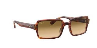 RAY-BAN BENJI POLISHED STRIPED HAVANA/BROWN, 52