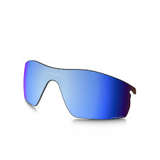 OAKLEY RADARLOCK PITCH RECTANGULAR REPLACEMENT SUNGLASS LENSES, PRIZM DEEP WATER POLARIZED, 38 MM