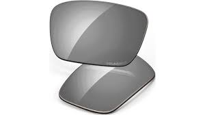 OAKLEY FUEL CELL RECTANGULAR REPLACEMENT SUNGLASS LENSES, GREY POLARIZED, 60 MM