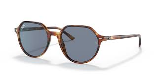 RAY-BAN THALIA POLISHED STRIPED HAVANA/BLUE, 53