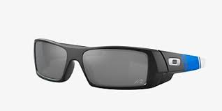 OAKLEY MEN'S OO9014 GASCAN NFL COLLECTION RECTANGULAR SUNGLASSES, MATTE BLACK/PRIZM BLACK, 60