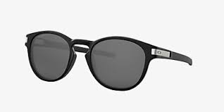 OAKLEY MEN'S OO9349 LATCH LOW BRIDGE FIT ROUND SUNGLASSES, MATTE BLACK INK/PRIZM BLACK POLARIZED, 53