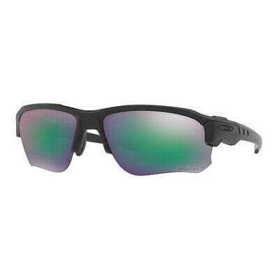 OAKLEY MEN'S OO9228 SPEED JACKET RECTANGULAR SUNGLASSES, MATTE BLACK/PRIZM MARITIME POLARIZED, 67