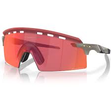 OAKLEY MEN'S OO9235 ENCODER STRIKE VENTED RECTANGULAR SUNGLASSES, MATTE ONYX/PRIZM TRAIL TORCH, 39