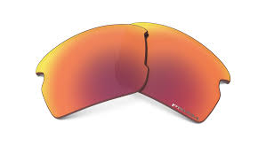 OAKLEY FLAK 2.0 RECTANGULAR REPLACEMENT SUNGLASS LENSES, PRIZM OUTFIELD, 59 MM