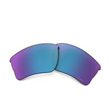 OAKLEY QUARTER JACKET RECTANGULAR REPLACEMENT SUNGLASS LENSES, PRIZM SAPPHIRE POLARIZED, 61 MM