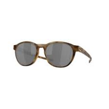 OAKLEY MEN'S OO9126 REEDMACE ROUND SUNGLASSES, MATTE BROWN TORTOISE/PRIZM BLACK, 54