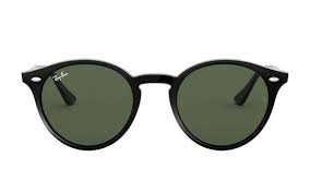 RAY-BAN RB2180 POLISHED BLACK/DARK GREEN, 51