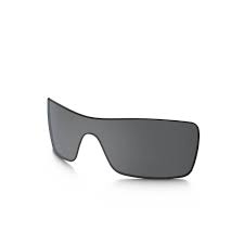 OAKLEY BATWOLF RECTANGULAR REPLACEMENT SUNGLASS LENSES, BLACK, 27