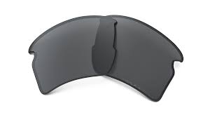 OAKLEY FLAK 2.0 XL RECTANGULAR REPLACEMENT SUNGLASS LENSES, BLACK POLARIZED, 59 MM