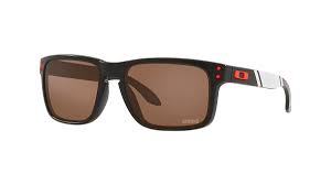 OAKLEY MEN'S OO9102 HOLBROOK NFL COLLECTION SQUARE SUNGLASSES, MATTE BLACK/PRIZM BLACK, 57