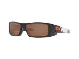 OAKLEY MEN'S OO9014 GASCAN NFL COLLECTION RECTANGULAR SUNGLASSES, MATTE BLACK/PRIZM TUNGSTEN, 60