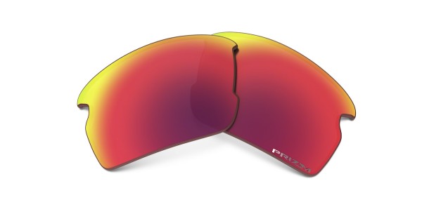 OAKLEY FLAK 2.0 LOW BRIDGE FIT RECTANGULAR REPLACEMENT SUNGLASS LENSES, PRIZM ROAD, 61 MM