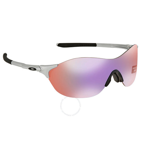 OAKLEY MEN'S OO9410 EVZERO SWIFT LOW BRIDGE FIT RECTANGULAR SUNGLASSES, SILVER/PRIZM GOLF, 38