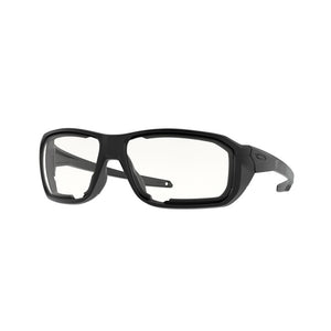 OAKLEY MEN'S OO9452 BALLISTIC HNBL RECTANGULAR SUNGLASSES, MATTE BLACK/CLEAR, 65