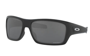 OAKLEY MEN'S OO9263 TURBINE RECTANGULAR SUNGLASSES, MATTE BLACK/PRIZM BLACK, 63