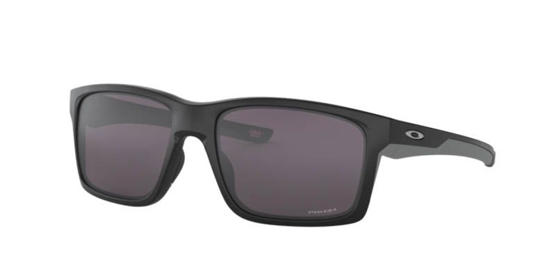 OAKLEY MEN'S OO9264 MAINLINK RECTANGULAR SUNGLASSES, MATTE BLACK/PRIZM GREY, 61