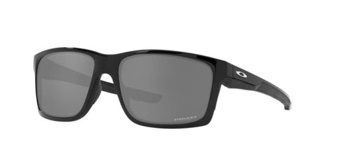 OAKLEY MEN'S OO9264 MAINLINK RECTANGULAR SUNGLASSES, POLISHED BLACK/PRIZM BLACK, 61