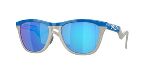 OAKLEY OO9289 FROGSKINS HYBRID ROUND SUNGLASSES, PRIMARY BLUE/COOL GREY/PRIZM SAPPHIRE, 55