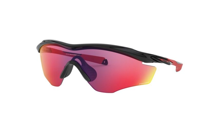 OAKLEY MEN'S OO9343 M2 FRAME XL RECTANGULAR SUNGLASSES, POLISHED BLACK/PRIZM ROAD, 45