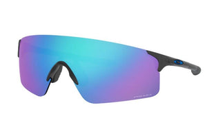 OAKLEY MEN'S OO9454 EVZERO BLADES RECTANGULAR SUNGLASSES, STEEL/PRIZM SAPPHIRE, 38