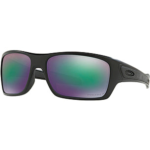 OAKLEY MEN'S OO9263 TURBINE RECTANGULAR SUNGLASSES, MATTE BLACK/PRIZM MARITIME POLARIZED, 63