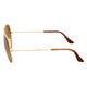RAY-BAN AVIATOR GRADIANT Polarized Polished Arista Gold/Brown, 58