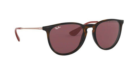 RAY-BAN ERIKA COLOR MIX POLISHED HAVANA/DARK VIOLET, 54