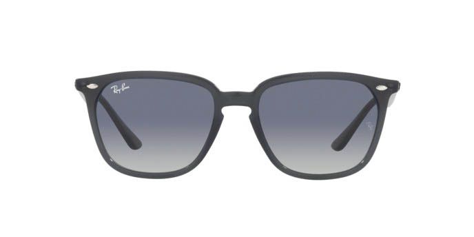 RAY-BAN RB4362 POLISHED GREY/BLUE GRADIENT, 55