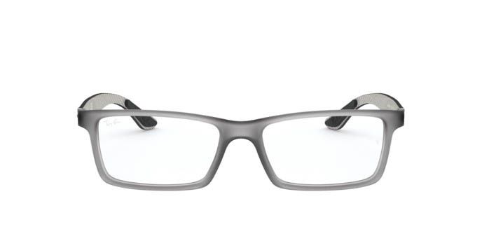 RAY-BAN RB8901 OPTICS MATTE GREY/CLEAR, 55