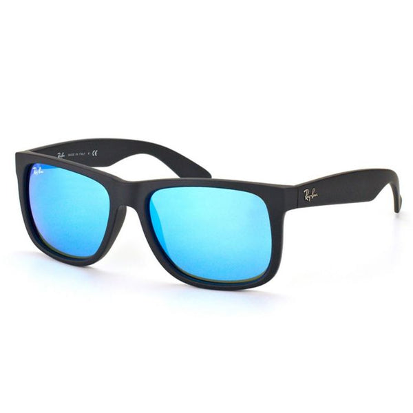 Ray-Ban Justin Color Mix Blue Mirror Square Men's Sunglasses RB4165 622/55 51mm