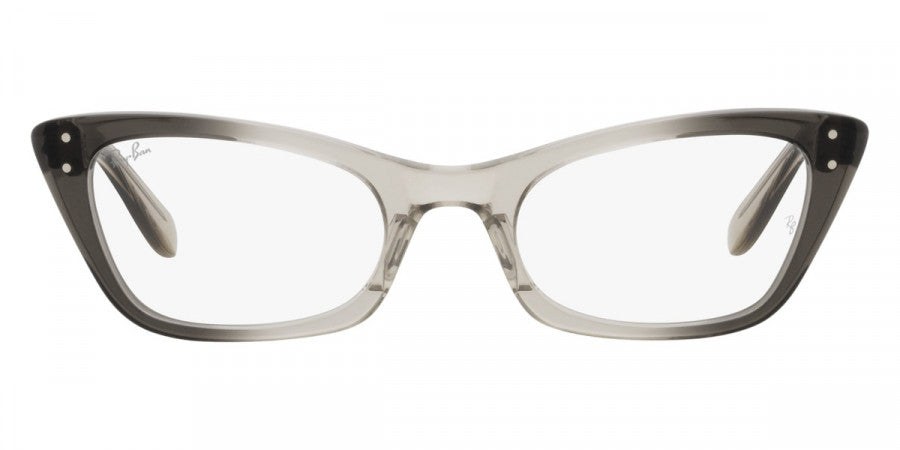 RAY-BAN LADY BURBANK OPTICS POLISHED TRANSPARENT GREY/CLEAR, 49