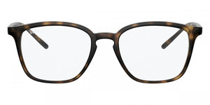 RAY-BAN RB7185 POLISHED LIGHT BROWN/CLEAR, 52