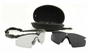 OAKLEY MEN'S OO9046 M FRAME 2.0 STRIKE SHIELD SUNGLASSES, MATTE BLACK/CLEAR, 30