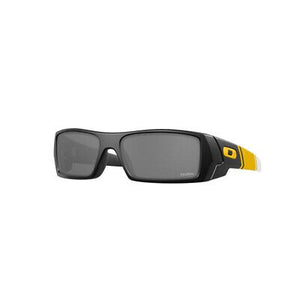 OAKLEY MEN'S OO9014 GASCAN RECTANGULAR SUNGLASSES, MATTE BLACK/PRIZM BLACK, 60