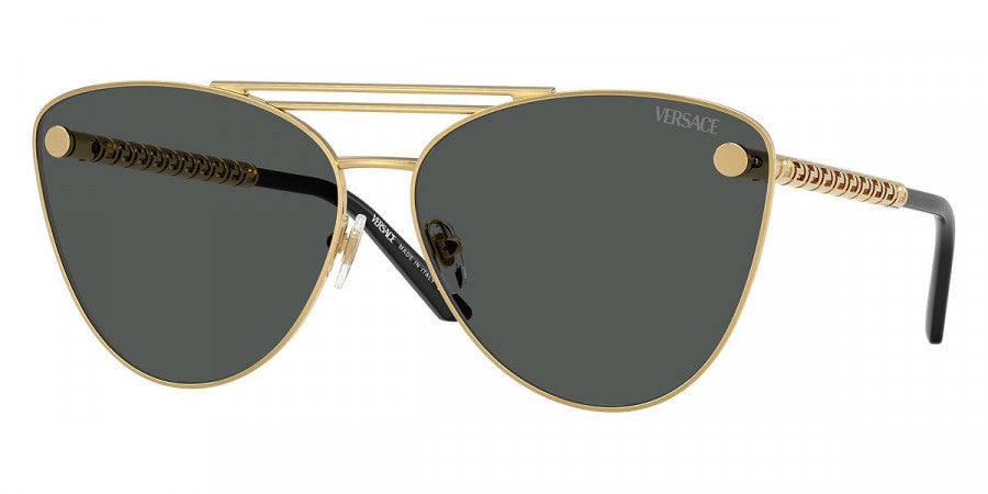 VERSACE™ VE2267 100287 64 GOLD SUNGLASSES