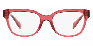 VERSACE™ VE3338 5409 54 TRANSPARENT RED EYEGLASSES